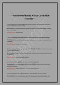 &ast;Fundamental Forces&colon; ATI RN Core & NGN &NewLine;Essentials&ast;&ast;