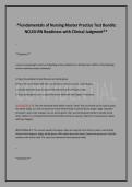 &ast;&ast;Fundamentals of Nursing Master Practice Test Bundle&colon; &NewLine;NCLEX-RN Readiness with Clinical Judgment&ast;&ast;