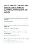 USPS 421 WINDOW CLERK STUDY GUIDE&NewLine;2026 POSTAL REGULATIONS AND&NewLine;CUSTOMER SUPPORT QUESTIONS AND&NewLine;ANSWERS