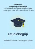 Tentamen &lpar;Oefentoets&rpar; Omgevingscriminologie  &lpar;21141020&rpar;  Space&comma; Time&comma; and Crime