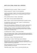MKTG 3310 FINAL EXAM 100- VERIFIED 