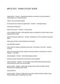MKTG 3310 - EXAM 2 STUDY GUIDE