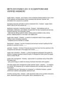 MKTG 3310 EXAM 3 &lpar;CH&period; 9-12&rpar; QUESTIONS AND VERIFIED ANSWERS