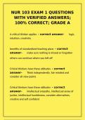 NUR 103 Exam Package Deal &ndash; Ultimate Nursing Study Bundle with Practice Tests & Key Concept Reviews