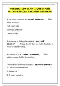 Nursing 180 Exam 1 Study Guide&colon; Mental Health & Therapeutic Comm&NewLine;&NewLine;