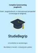 Complete Samenvatting  Jeugdrecht&comma; &lpar;Studieboeken Criminologie & Veiligheid  -   Jeugdstrafrecht&rpar;