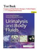 Strasinger Urinalysis and Body Fluids 7th Edition Test Bank &ndash; Complete 17-Chapter Questions with Verified Answers & Rationales