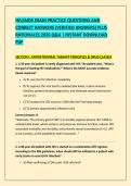 HIV&sol;AIDS EXAM PRACTICE QUESTIONS AND &NewLine;CORRECT ANSWERS &lpar;VERIFIED ANSWERS&rpar; PLUS &NewLine;RATIONALES 2026 Q&A &vert; INSTANT DOWNLOAD &NewLine;PDF 