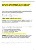 ATI Exit Exam Practice Questions for the LATEST UPDATE 2025-2026 &vert; Practice Questions with Correct Answers & Detailed 