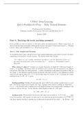 CS 7643 Quiz 2 Problem Set &vert; Questions and Worked out solutions &vert; 2026 Update &vert; 100&percnt; Correct - GT&period;
