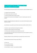 TExES 232 Social Studies 7-12 Study Exam Questions Verified by Expert