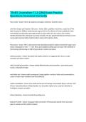 TExES Journalism 7-12 &lpar;256&rpar; Exam Practice Questions Answered Correctly