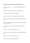KHP Chapter 9 Test &ndash; Study Guide&comma; Practice Questions & Exam Review