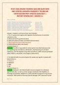 PSTAT 2026 ONLINE TRAINING QUIZ 200 QUESTIONS  &NewLine;AND VERIFIED ANSWERS PHARMACY TECHNICIAN  &NewLine;CERTIFICATION PREP UPDATED 2026&sol;2027 &vert;  &NewLine;INSTANT DOWNLOAD &vert; GRADED A&plus; 