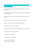 TeXes Science 7-12 Practice Test Questions Solved Correctly to Pass