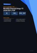RN HESI Pharmacology V3 Exam Actual Questions & Answers with Rationales Actual Exam 2026&sol;2027 &ndash; Complete Exam-Style Q&As &vert; 100&percnt; Certified Verified &ndash; Pass Guaranteed &ndash; A&plus; Graded