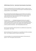 SEJPME Module 24 Post Test &ndash; Study Guide&comma; Practice Questions & Exam Review