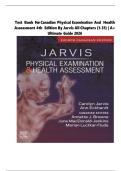Test Bank For Canadian Physical Examination and Health Assessment&comma; 4th Edition&comma; by Jarvis&comma; All Chapters 1-31 LATEST 2026