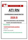 2026 ATI RN Comprehensive Online Practice A & B