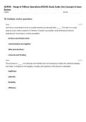 SEJPME &ndash; Range of Military Operations &lpar;ROMO&rpar; Study Guide&comma; Key Concepts & Exam Review