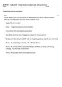 SEJPME II Module 10 &ndash; Study Guide&comma; Key Concepts & Exam Review