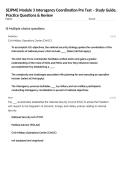 SEJPME Module 3 Interagency Coordination Pre Test &ndash; Study Guide&comma; Practice Questions & Review