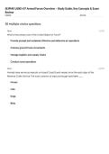 SEJPME US001-07 Armed Forces Overview &ndash; Study Guide&comma; Key Concepts & Exam Review