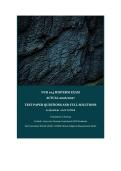 NUR 104 Midterm Exam Prep Document 2026&sol;2027 &vert; Foundations of Nursing&comma; Clinical Judgment & NGN Fundamentals Review &vert; 50 Verified Questions with Detailed Rationales