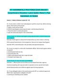 ATI FUNDAMENTALS PROCTORED EXAM 2026&sol;2027 &vert; Comprehensive Simulation &vert; Latest Update &vert; Rated A &vert; Pass Guaranteed - A&plus; Graded&NewLine;&NewLine;