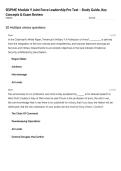 SEJPME Module 9 Joint Force Leadership Pre Test &ndash; Study Guide&comma; Key Concepts & Exam Review