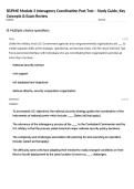 SEJPME Module 3 Interagency Coordination Post Test &ndash; Study Guide&comma; Key Concepts & Exam Review