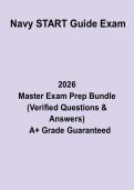 Navy START Guide Exam&colon; Complete Study Guide & Practice Questions &lpar;PDF&rpar;