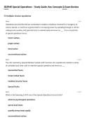SEJPME Special Operations &ndash; Study Guide&comma; Key Concepts & Exam Review