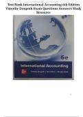 Test Bank International Accounting 6th Edition Timothy Doupnik Exam Questions Answers Study Resource
