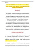 Public Health Nursing Testbanks