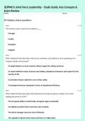 SEJPME II Joint Force Leadership &ndash; Study Guide&comma; Key Concepts & Exam Review