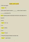 IBHRE CEPS Exam Questions & Answers &vert; Complete Study Guide &vert; Cardiac Electrophysiology Certification &vert; Verified Solutions