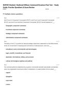 SEJPME Module 2 National Military Command Structure Post Test &ndash; Study Guide&comma; Practice Questions & Exam Review