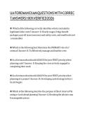 UA Foreman Exam Practice Test  Questions and answers 20262027 update