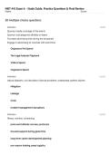MKT 441 Exam 6 &ndash; Study Guide&comma; Practice Questions & Final Review