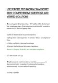 UST&lowbar;SERVICE&lowbar;TECHNICIAN&lowbar;EXAM&lowbar;SCRIPT&lowbar;2026&lowbar;COMPREHENSIVE&lowbar;QUESTIONS