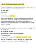 MCA1 Exam 1 Will Well Annalised Questions And Answers A&plus;GRADED 