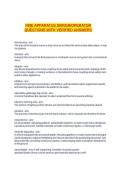 &NewLine;&NewLine;FIRE APPARATUS DRIVER&sol;OPERATOR QUESTIONS WITH VERIFIED ANSWERS&NewLine;