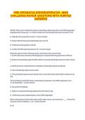 FIRE APPARATUS DRIVER&sol;OPERATOR - MWS CHALLENGE REVIEW QUESTIONS WITH VERIFIED ANSWERS