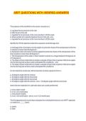 ARFF QUESTIONS WITH VERIFIED ANSWERS