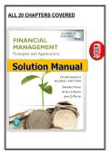 Solutions Manual for Financial Management&colon; Principles and Applications 14th Global Edition &ndash; Sheridan Titman&comma; Arthur J&period; Keown & John D&period; Martin &ndash; &lpar;PDF&rpar;