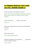UA FOREMAN BUNDLED STUDY GUIDE&NewLine;2026 FULL ANSWERS GRADED A&plus;