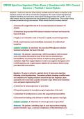 INP402 EpicCare Inpatient Clinic Exam &vert; Questions with 100&percnt; Correct &NewLine;Answers &vert; Verified &vert; Latest Update