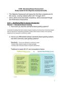 WGU D184&colon; Standards-Based Assessment Study Guide for the Objective Assessment &lpar;OA&rpar;