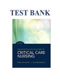Understanding the Essentials of Critical Care Nursing 3rd Edition Test Bank
